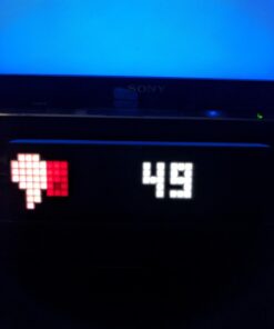 LaMetric TIME Wi-Fi Clock for Smart Home - Social Media Counter - Cinema Lightbox - Digital Alarm Clock with Weather - Retro Pixel Art Bluetooth Speaker with 37x8 LED Display 40 61qrkkUepnL