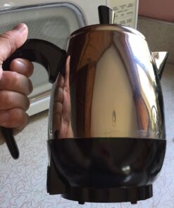 Farberware 2-4-Cup Electric Percolator coffee maker, Stainless Steel, Automatic Warm Function, FCP240 4 Cup 39 61qsmQrsIeL