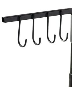 Sunnydaze Swiveling Dual-Grill Campfire Cooking Grate System - Includes 2 Height-Adjustable Grates and 1 Ground Stake 16 61qspestL