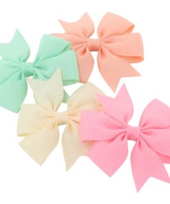 Mybigqueen 40Pcs 3'' Baby Hair Bows For Girls Grosgrain Boutique bow Clips For Teens Toddlers Kids Children infants 27 61qtD3pzWGL