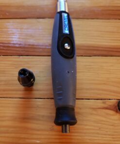 Dremel Flex Shaft Rotary Tool Attachment with Comfort Grip and 36” Long Cable - Engraver, Polisher, and Mini Sander- Ideal for Detail Metal Engraving, Wood Carving, and Jewelry Polishing ,225-02, Grey Shaft attachment 55 61qtcR5POCL