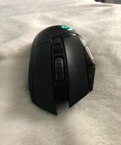 Logitech G502 Lightspeed Wireless Gaming Mouse with Hero 25K Sensor, PowerPlay Compatible, Tunable Weights and Lightsync RGB - Black 63 61qtr6mILL