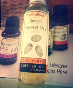 Sweet Almond Oil 4 fl oz | Carrier Oil | Moisturizing Massage Oil for Face, Hair, Skin, and Nails | by Piping Rock 13 61quESuaGtL