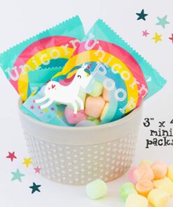 Unicorn Poop Candy - Made in the USA - 24 Unicorn Party Supplies - Unicorn Birthday Party Favors for Kids - Bulk Candy Packs for Classroom 0.33 Ounce (Pack of 24) 23 61qvn8EF YL