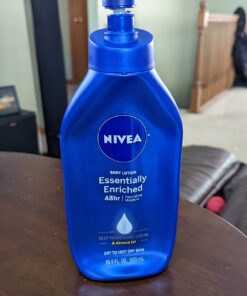 NIVEA Essentially Enriched Body Lotion,Dry to Very Dry Skin, 16.9 Fl Oz, Package may vary 16.9 Fl Oz (Pack of 1) 53 61qx3Ifff3L
