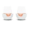 VoChill Stemless Wine Glass Chiller | Keep the Chill In Your Glass | New Wine Accessory | Separable & Refreezable Chill Cradle | Actively Chills Stemless Glassware | Quartz, Pair Stemless Stemless Pair 10 61qxhspq1PL