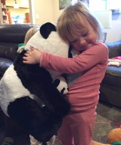 Mother and Baby Panda Plush Set | Super Soft Panda Stuffed Animal | Cute Plushies for Kids' Bedroom | 18-in Stuffed Animals for Girls & Boys | Panda Bear Stuffed Animal Toys by Exceptional Home 41 61qzqsofNJL