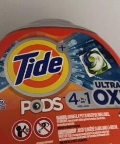 Tide PODS 4 in 1 Ultra Oxi Laundry Detergent Soap PODS, High Efficiency (HE), 61 Count Original Scent 61 Count (Pack of 1) 19 61r3iO J4HL