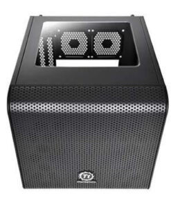 Thermaltake Core V1 SPCC Mini ITX Cube Gaming Computer Case Chassis, Interchangeable Side Panels, Black Edition, CA-1B8-00S1WN-00 79 61r96hrKcbL
