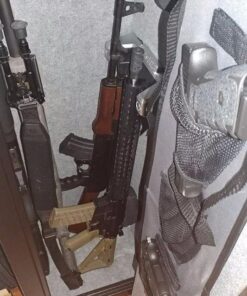 Lockdown Magnetic Barrel Rest with Rubber Contact Points for Gun Vault Organization, Storage and Security,Gray/Black, 11.5 Inch x 3.5 Inch x 7 Inch 16 61rAD8Go aL