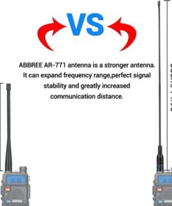Authentic Genuine Nagoya NA-771 15.6-Inch Whip VHF/UHF (144/430Mhz) Antenna SMA-Female for BTECH and BaoFeng Radios NA-771 15.6" VHF/UHF 33 61rAE06VrL