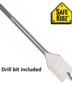 Safe Kidz Cargo Climbing Net, 100% Polyester Rope Ladder, 96" L x 30" W + Drill Bit & Instructions Regular 25 61rAQPGtqOL