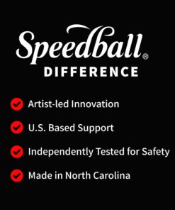 Speedball Fabric Screen Printing Ink, 8-Ounce, Black for T-Shirt and Silkscreen Printmaking 29 61rAghGkKcL 1