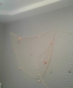 Whitelotous Decorative Natural Fishing Net Seaside Wall Beach Party Sea Shell Fishnet Decor 37 61rApIU4UVL