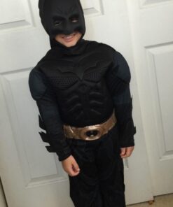 Rubie's Child's Dark Knight Rises Deluxe Muscle Chest Batman Costume with Mask, Small 34 61rBj0gjXDL
