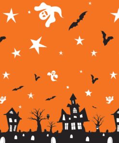 Beistle Haunted House Tablecover, 54” x 108” – Plastic Table Cloth, Rectangular Tablecloth, Halloween Tablecloth, Holiday Tablecloth, Halloween Plastic Tablecloth, Halloween Decorations 1 11 61rCKhJz1KL