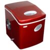 Newair Countertop Ice Maker Machine 28 lbs. of Ice in 24 Hours, Portable Design in Red with 3 Bullet Ice Cube Sizes, Convenient Rapid Ice Production, Insulated Storage 23 61rFxMCjfZL