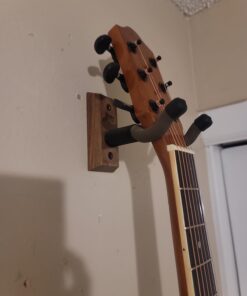 String Swing CC01K-BW Guitar Hanger and Guitar Wall Mount Bracket Holder for Acoustic and Electric Guitars Black Walnut 39 61rFxZ8rCLL