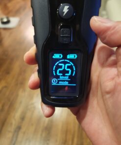 Dog Shock Collar with Flashing Light for Night Walks,Dog Training Collar with Adjustable Pitch Beep,Vibration,Shock and Keypad Lock,Dog Training Collar with Remote 4000FT,Shock Collar Dog 33 61rIsVBjCKL