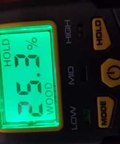 General Tools MMD4E Digital Moisture Meter, Water Leak Detector, Moisture Tester, Pin Type, Backlit LCD Display With Audible and Visual High-Medium-Low Moisture Content Alerts, Grays 41 61rKMH5M3bL