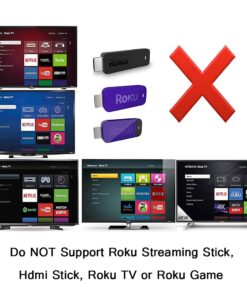 Gvirtue Lost Remote Control Replacement Compatible with Roku 1, Roku 2, Roku 3, Roku 4, (HD, LT, XS, XD), Roku Express. Do NOT Support Roku Stick, Roku Premiere, Roku Ultra, Roku TV or Roku Game 23 61rLbq7cuaL