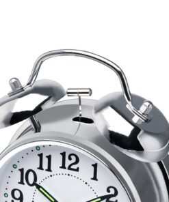 Sharp SPC800 Quartz Analog Twin Bell Alarm Clock (Silver) 23 61rOC5wmYpL