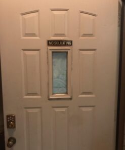 Headline Sign - Self-Stick Sign, NO SOLICITING" Sign, 2 x 8 Inches, Black and Gold, Made in USA (9369) 16 61rOKGFXNbL