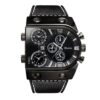 Oulm Men's Fashion Luxury Steampunk Automatic Mechanical Stainless Steel Case Leather Watch 11 61rRvhSnQOL