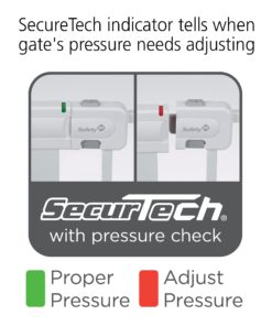 Safety 1st Easy Install 36" Extra Tall & Wide Gate, Fits Between 29'"And 47" 1 Count (Pack of 1) Extra Tall and Wide White 29 61rTj5J8PFL