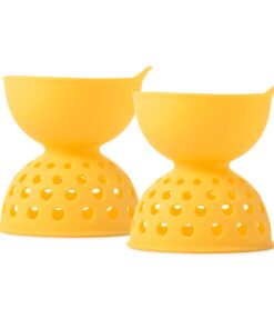 OXO Good Grips Silicone Egg Poachers (Set of 2),Yellow 40 61rVmVViduL