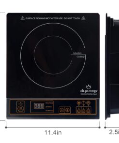Duxtop 1800W Portable Induction Cooktop Countertop Burner, Gold 8100MC/BT-180G3 31 61rX4XABonL