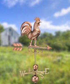 Good Directions Bantam Rooster Weathervane, Pure Copper 21 61rXGp0XWbL