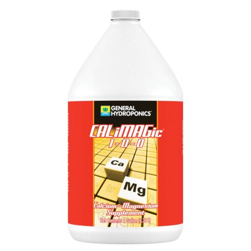 General Hydroponics CALiMAGic 1-0-0, Concentrated Blend Of Calcium & Magnesium, Secondary Nutrient Deficiencies Helps Prevent Blossom End Rot & Tip Burn, Clean, Soluble, 1-Gallon 1 gal