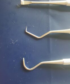 Dental Hygiene Kit - Calculus & Plaque Remover Dental Tool Set - Stainless Steel Tarter Scraper, Tooth Pick, and Mouth Mirror - Dentist Instrument Set for Teeth Cleaning (Blue) Blue 39 61rZcjSXreL