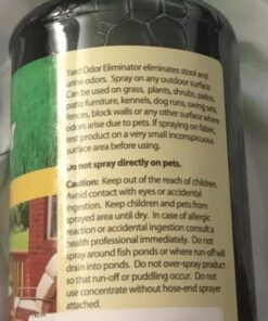 NaturVet – Yard Odor Eliminator – Eliminate Stool and Urine Odors from Lawn and Yard – Designed for Use on Grass, Plants, Patios, Gravel, Concrete & More – 31.6 oz Ready-to-Use with Nozzle Without Citronella 32 Fl Oz (Pack of 1) 41 61rbI1InU2L