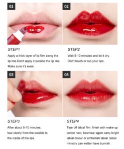 VeniCare 6pcs Lip Tattoo Peel & Reveal Waterproof Lipgloss Lip Tint Womens Girl Makeup Beauty Set- Lip Tattoo 28 61re482XwLL