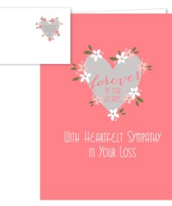 Heartfelt Sympathy Card Pack / 25 Note Cards Set / 5 Warm Comfort Designs / 4 5/8" x 6 1/4" Peace Note Cards/Made In The USA Heartfelt 20 61rgiTXQ0aL