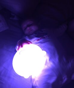 Lumipets Animal Kids Silicone Nursery Light for Baby and Toddler, Squishy Night Light for Kids Room, Animal Night Lights for Girls and Boys, Kawaii Lamp, Cute Lamps for Bedroom (Bear) Bear 44 61rhnWXf3uL