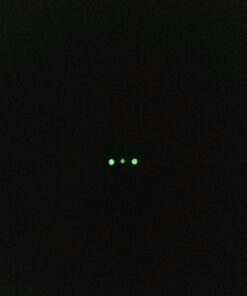 TRUGLO TFO Tritium & Fiber-Optic Handgun Sight | Snag-Resistant Front & Rear Bright Night Sights, Compatible with Glock Handguns Green Glock Low Set 42 61rjzJxkozL