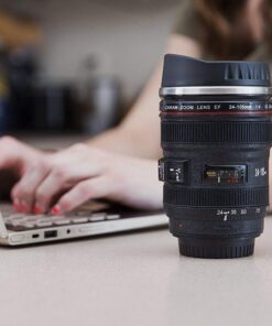Caniam Camera Lens Coffee Cup, Travel Mug - Camera Eos 24-105Mm Model Stainless 400Ml Thermos 25 61rnYWHfwOL
