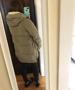 Orolay Women's Thickened Down Jacket Large Green 36 61roFWRxo8L