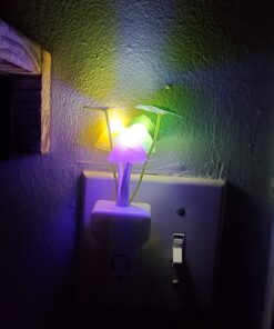 Rienar Sensor Led Night Light, Color Changing Plug-in LED Mushroom Dream Bed Lamp 50 61rqhjWkbDL