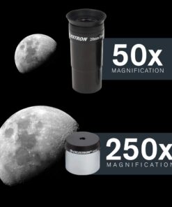 Celestron - PowerSeeker 127EQ Telescope - Manual German Equatorial Telescope for Beginners - Compact and Portable - Bonus Astronomy Software Package - 127mm Aperture 127EQ Newtonian 38 61rrVUOny5L