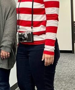 Unisex Acrylic Red White Long Beanie Waldo Costume Crown 8'' Deep Cap 11 61rsIXi8gNL