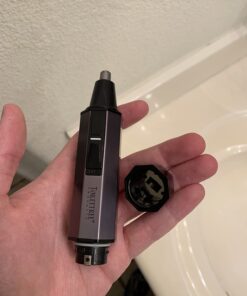 ToiletTree Products Nose Hair Trimmer with LED Light - Stainless Steel, Heavy-Duty Casing - Ear & Nose Hair Trimmer - Men's Grooming Trimmer for Beard, Eyebrows, and Ears 39 61rwH vrYtL