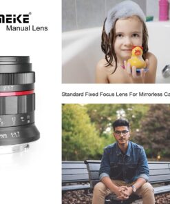 Meike 50mm F1.7 Full Frame Manual Focus Prime Lens Compatible with Z Mount Cameras Z5 Z6 Z7 Z30 Z50 31 61rxFLd 3VL