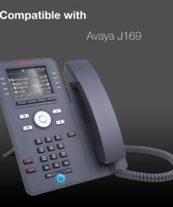 Headset Cable Compatible with Plantronics QD for Select Avaya Phones - J139, J169, J179, 1608,1616, 9610, 9620, 9620L, 9620C, 9630, 9630G, 9640, 9640G, 9650, 9670 (Basic Cable) | Adapter Cable HIS-1 Basic Cable 13 61rxn985P2S