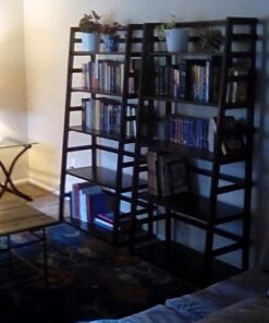 SIMPLIHOME Bedford SOLID WOOD Universal TV Media Stand, 53.9 inch Wide, Living Room Entertainment Center, Storage Cabinet with Glass Doors, for Flat Screen TVs up to 60 inches in Dark Tobacco Brown 40 61s TxwmOfL