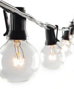 Alternative view of On'h String Lights, 25Ft G40 Globe String Lights with Bulbs-UL Listed for Indoor/Outdoor Commercial Decor Black Wire