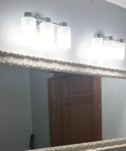 Westinghouse Lighting 6227900 Sylvestre Three-Light Interior Wall Fixture, Brushed Nickel Finish with Frosted Seeded Glass, 3, White 24 61s1rq5CAdL